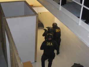 DEA Agents Simulate Meth Raid During Dedication/ticklethewire.com photo