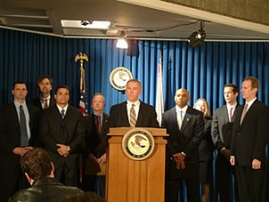 Feds Hold Press Conference in 2005 After Arrest of Noorza/dea photo