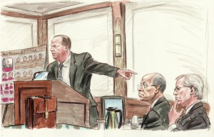 The Jefferson trial/courtesy of Art Lien/NBC News