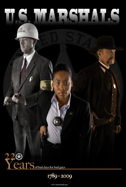 In honor of the 220th anniversary of the U.S. Marshals Service, the agency’s photojournalist Shane McCoy came up with a poster combining the Marshals Service of today and yesteryear.
