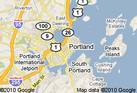 Portland Maine Map 