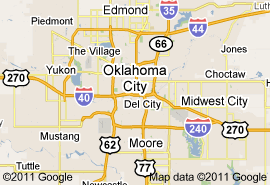 Oklahoma City Map 