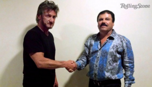 Sean Penn and "El Chapo," via Twitter. 