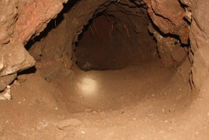 Cross-border tunnel discovered by authorities this year. 