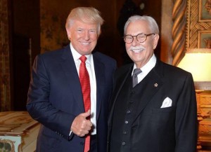 Donald Trump and former butler Anthony Senecal. 