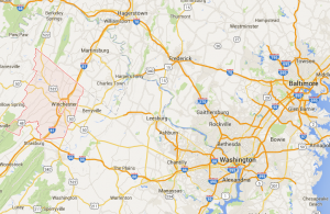 Frederick County, Virginia, where feds are building a new structure for the FBI's records. 