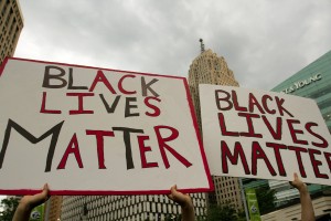 Protest in Detroit. Photo by Steve Neavling. 