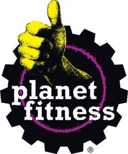 Planet Fitness logo. 