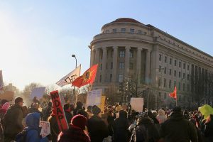 Dakota Access Pipeline protest in support of Standing Rock. 