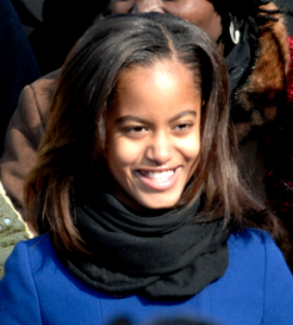 Malia Obama (Photo by Master Sgt. Cecilio Ricardo) 