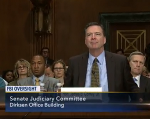 FBI Director James Comey appears Wednesday before the Senate.