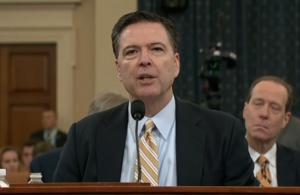 Former FBI Director James Comey. 