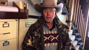 Robert “LaVoy” Finicum was the spokesman of the occupation. Via YouTube.