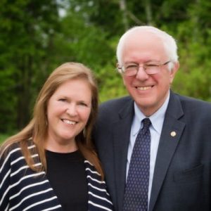 Jane and Bernie Sanders, via Twitter