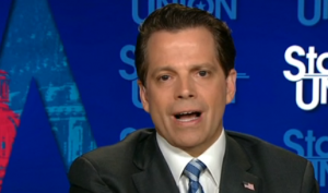 Anthony Scaramucci on CNN with Jake Tapper. 