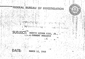 martin luther king fbi document