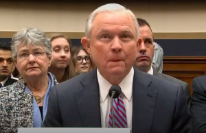 Attorney General Jeff Sessions testifies before the House Judiciary Committee on Tuesday. 